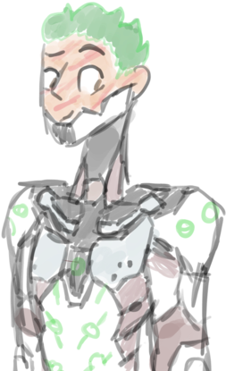 Genji - Illustration (330x440), Png Download