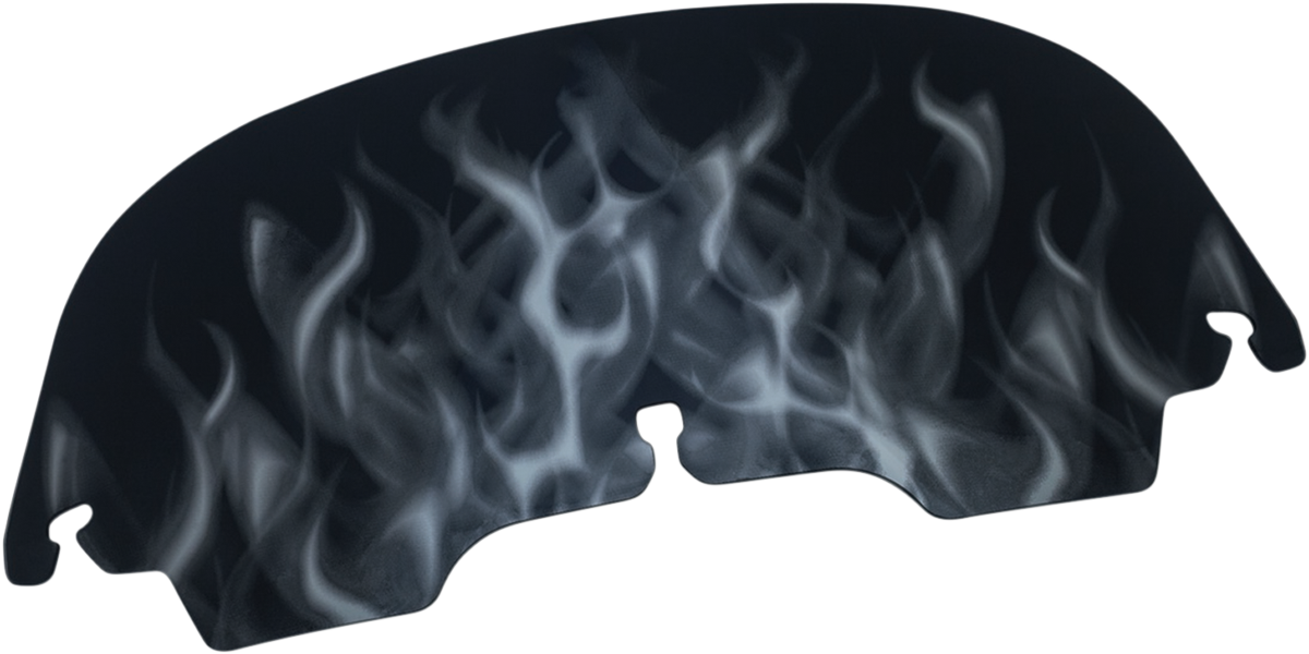 Kuryakyn 1277 Black Flame 7" Airmaster Fairing Windshield - Kuryakyn 1272 Airmaster Windshields (1200x600), Png Download