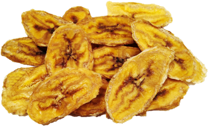 Organic Banana Slices - Fast Food (676x408), Png Download