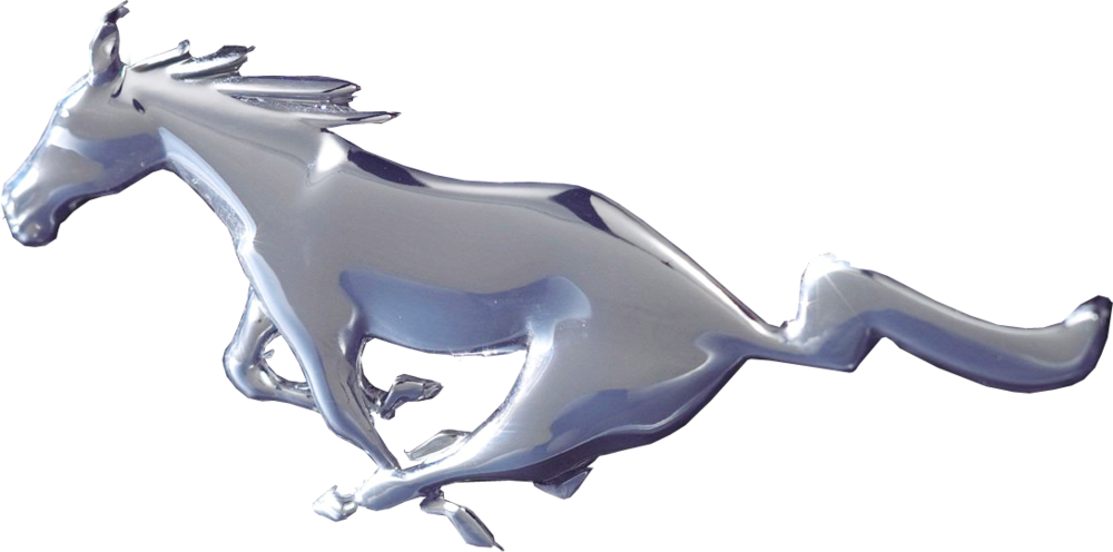 Mustang Logo Psd (1000x496), Png Download