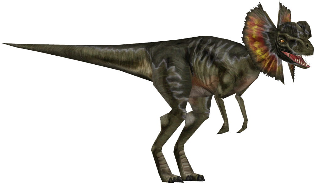 Dilophosaurus Nublarensis - Dilophosaurus Jurassic Park Png (998x998), Png Download