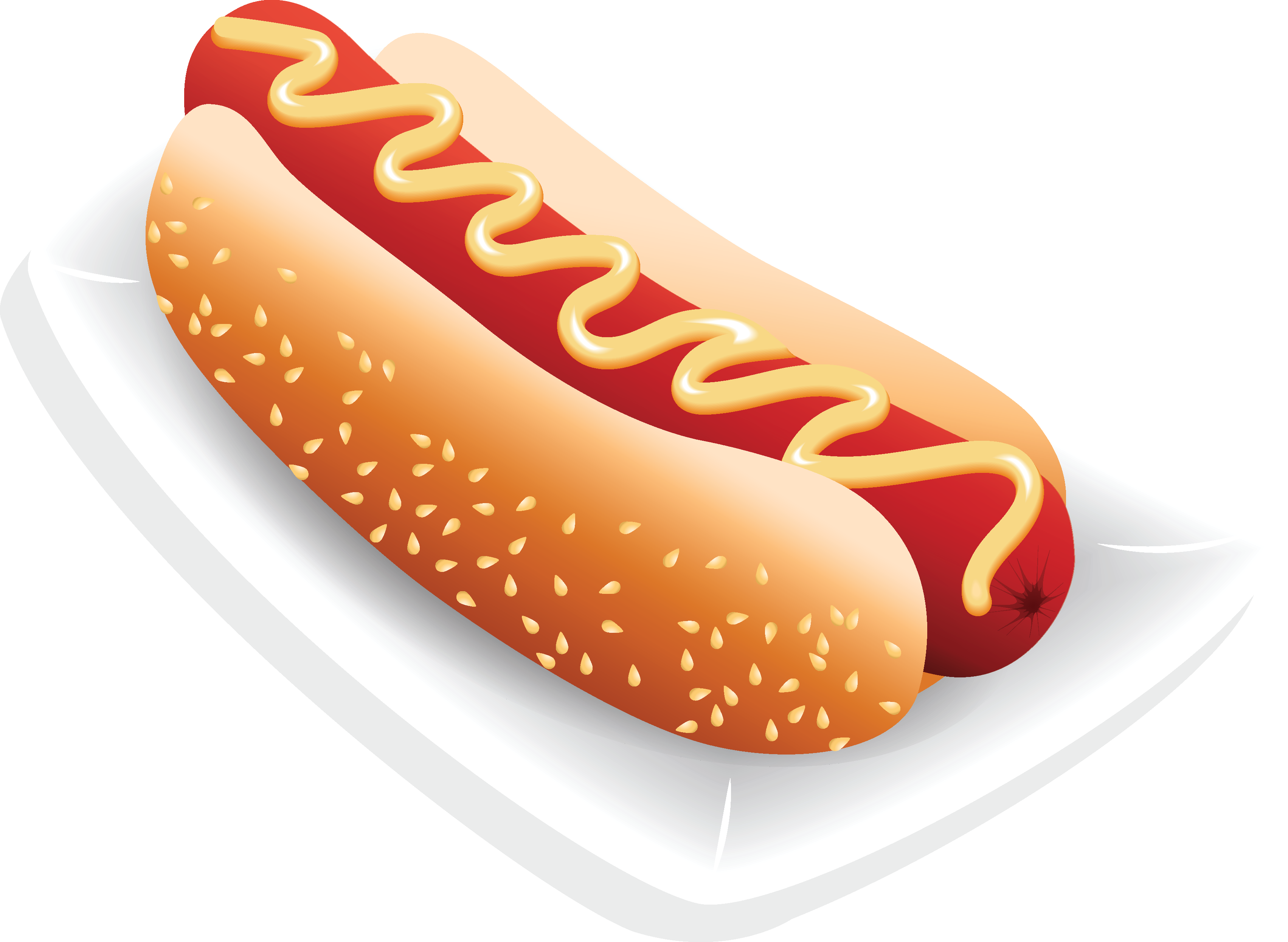 We Were In The Mood For Hot Dogs And Chips - Sandwich (3406x2492), Png Download
