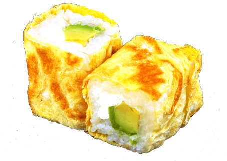 Egg Roll Avocat Fromage - Side Dish (500x334), Png Download