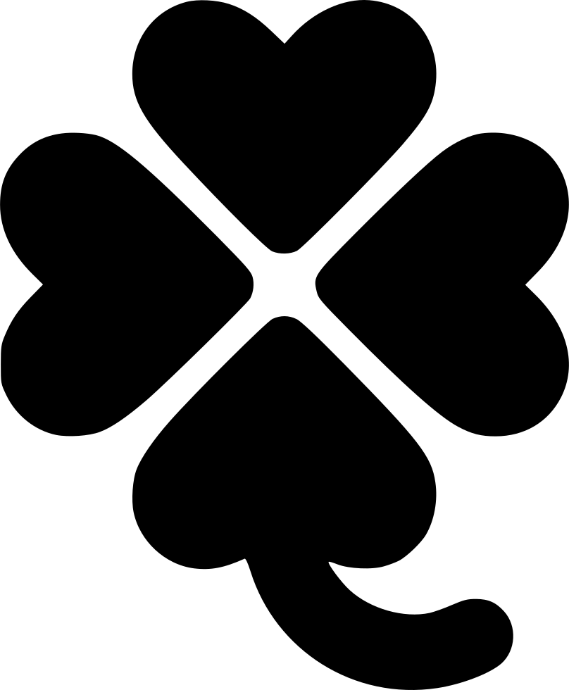 Four Leaved Shamrock Lucky Comments (808x980), Png Download