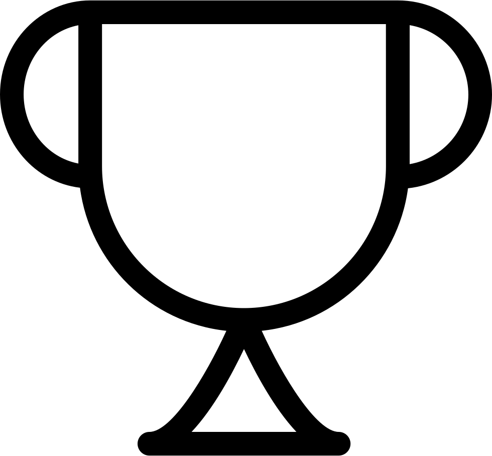 Png File - Icono De Trofeo Blanco Png (980x908), Png Download