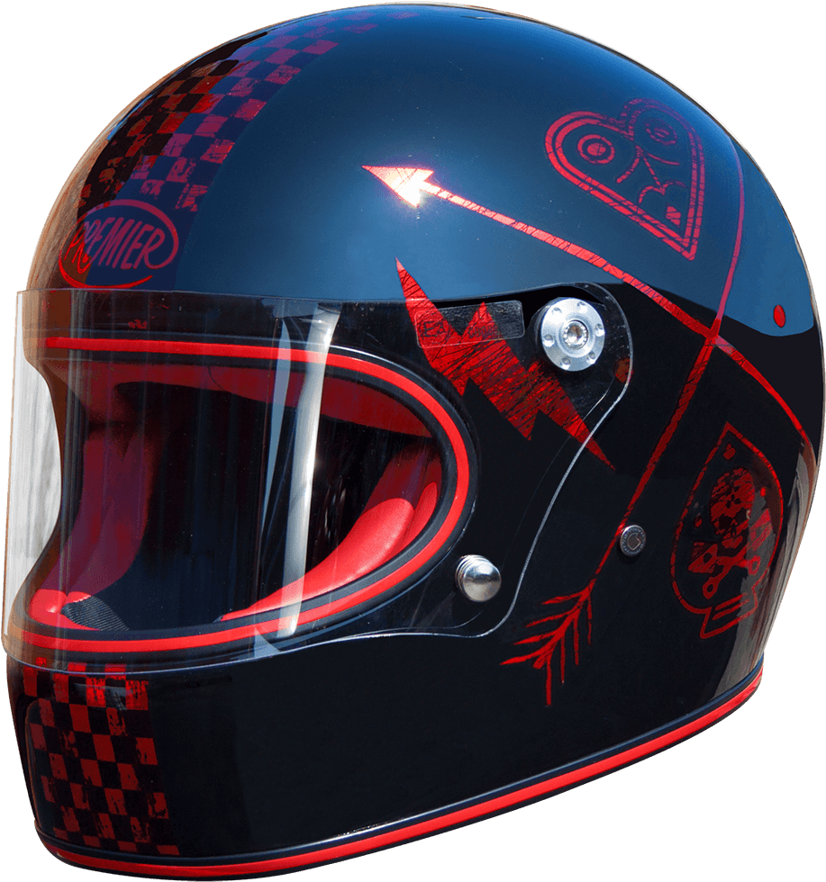 Bike Helmet Emoji Red - Premier Helmet Vintage (1024x1024), Png Download