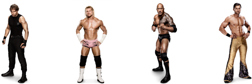 Goldust Great Khali Heath Slater Hornswoggle - Wrestler (888x292), Png Download