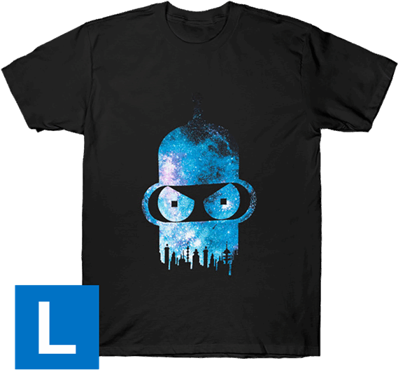 Bender Galaxy Men's T-shirt - Fnaf T Shirt Springtrap (600x600), Png Download