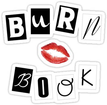 Mean Girls - Burn Book - Mean Girls Burn Book Png (375x360), Png Download