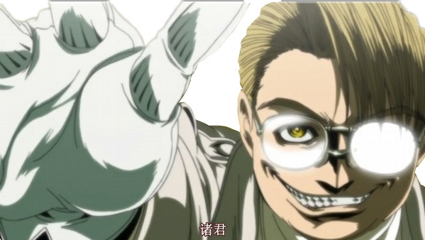 Report Abuse - Hellsing Major (599x338), Png Download