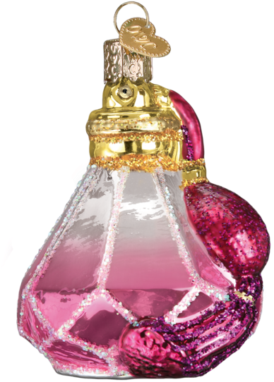 Perfume Bottle Ornament - Old World Christmas Pacific Blue Tang Tropical Fish (582x582), Png Download