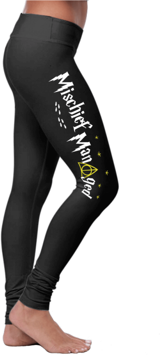 Mischief Managed Harry Potter Inspired Leggings - Harry Potter Leggings (805x1200), Png Download