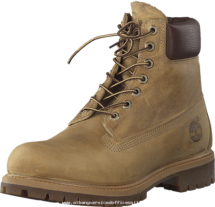 Timberland 27092 Heritage 6 In Premium Wheat Burnished - Boot (705x679), Png Download