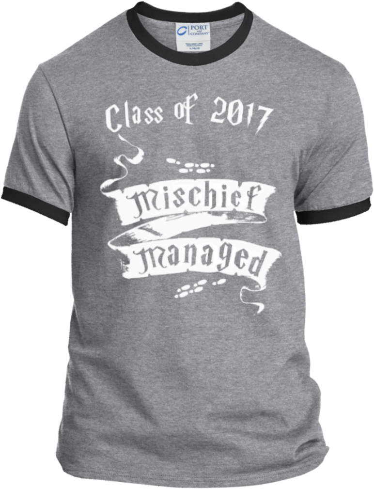 Mischief Managed Class Of 2017 Ringer Tee - Harry Potter Mom Shirt (1024x1024), Png Download