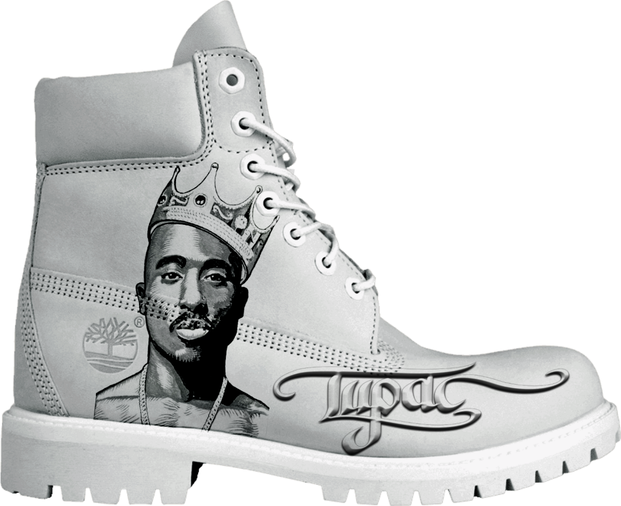 Fashion Fanart Tupac Timberland Boot Freetoedit - Fashion (1256x1024), Png Download