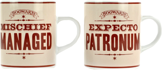 Mini Mug - Harry Potter Hogwarts Mini Mug Set (551x240), Png Download