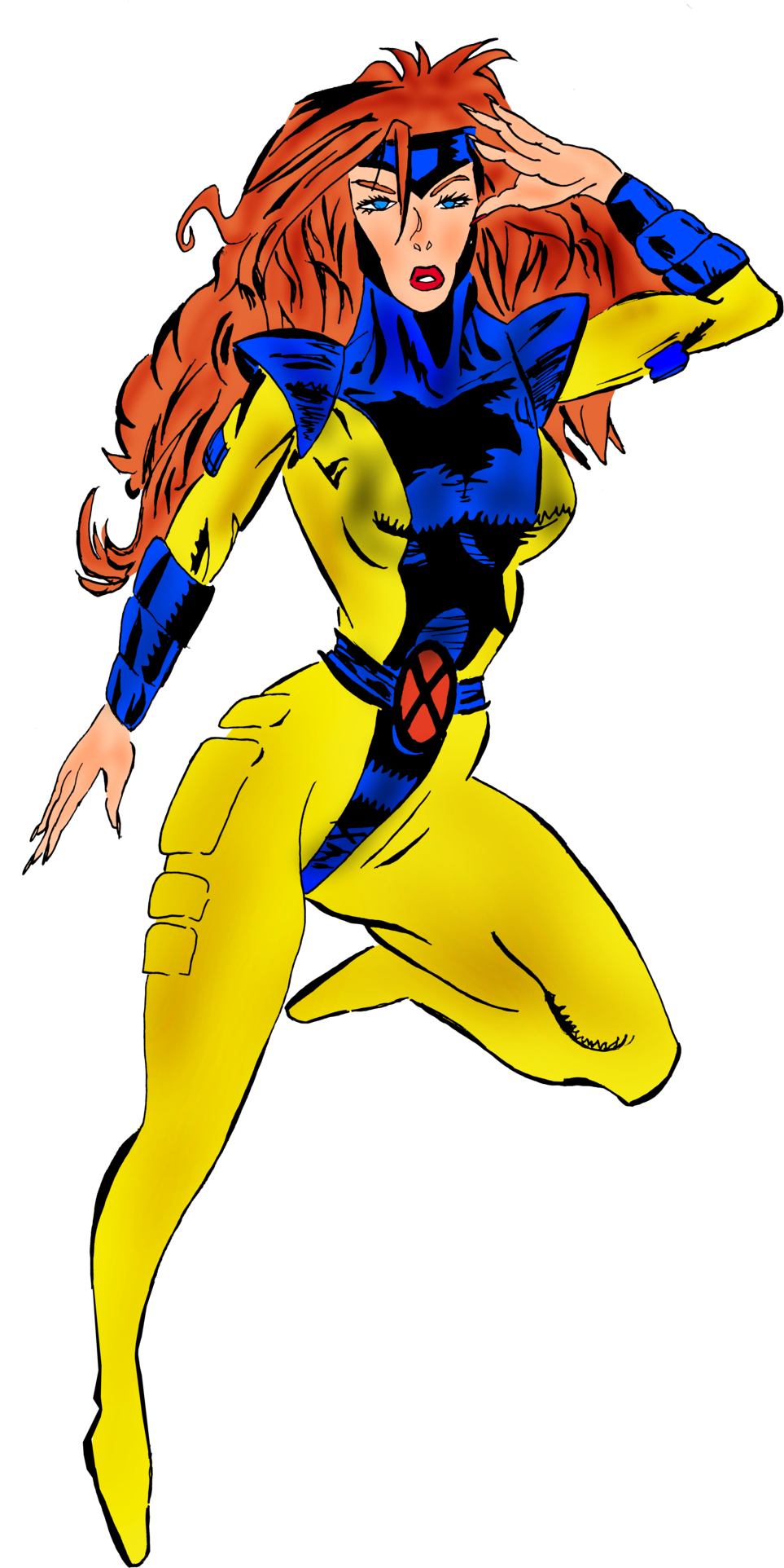 Jean Grey - X Men Comic Jean Grey (1024x1967), Png Download