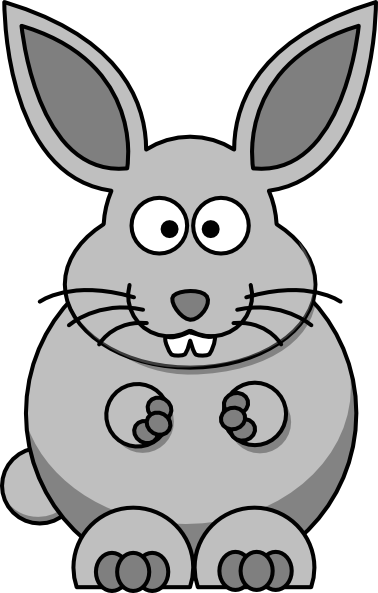 How To Set Use Cartoon Bunny Svg Vector (378x593), Png Download