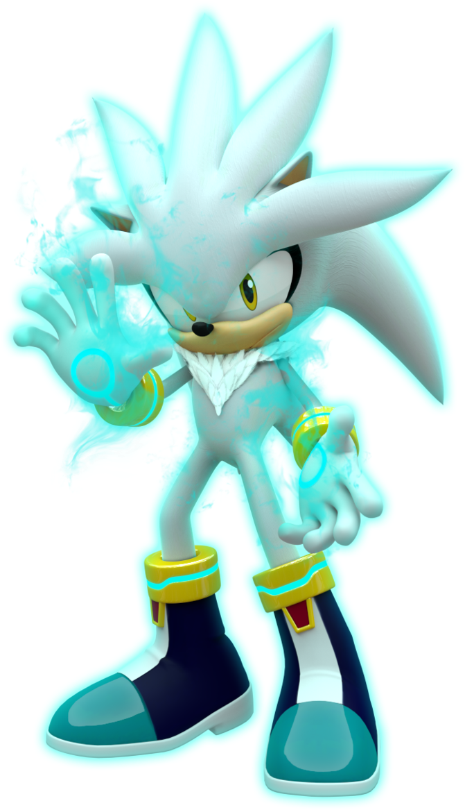 Spoiler - Silver - Silver The Hedgehog (680x1175), Png Download