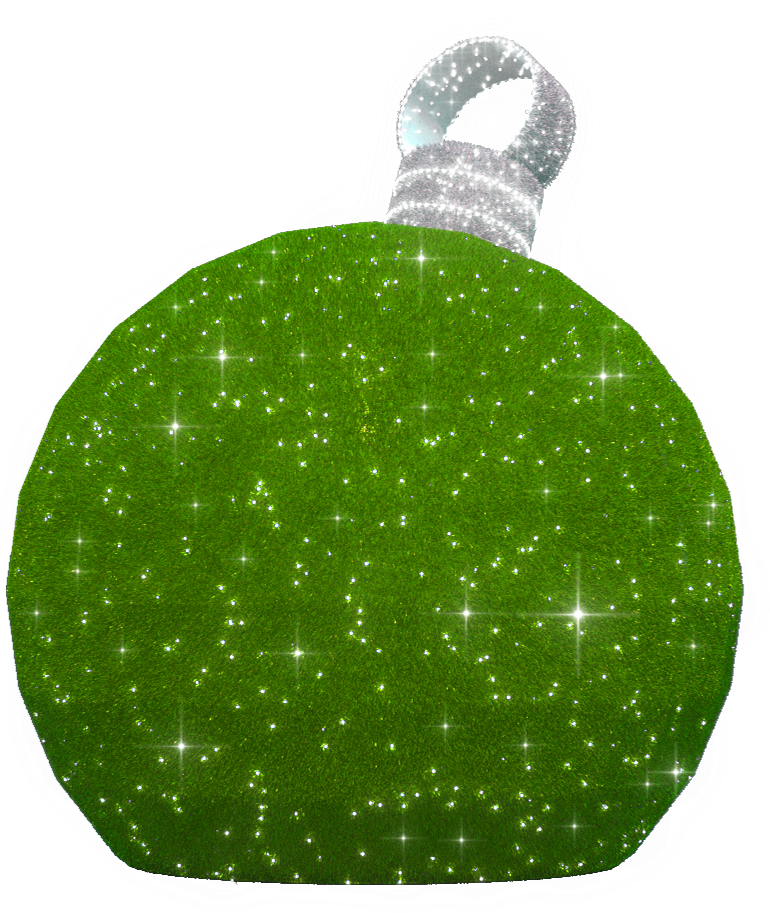 Green Christmas Ornament Png (927x927), Png Download