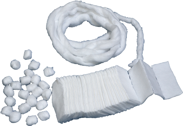 Cotton Coil, Pre-cut Cotton Pad,cotton Ball - Scarf (720x542), Png Download