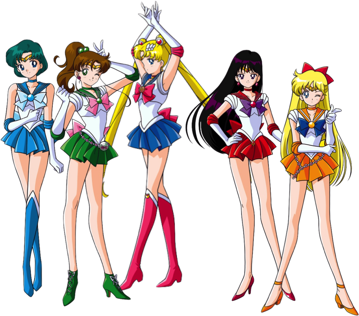 Sailormoon Anime Sailormercury Sailorvenus Sailormars - Ben Tennyson Pooh's Adventures (1148x1024), Png Download