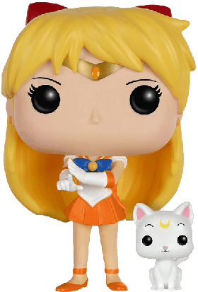Sailor Venus With Artemis - Sailor Venus Pop (541x541), Png Download