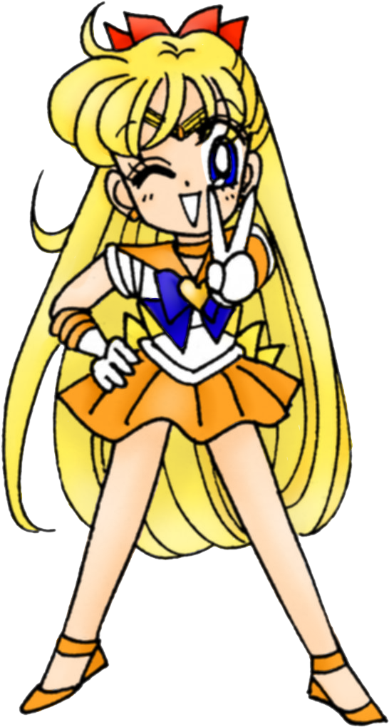 Transparent Sailor Venus Scan By Miss Dream - Sailor Venus (881x1121), Png Download