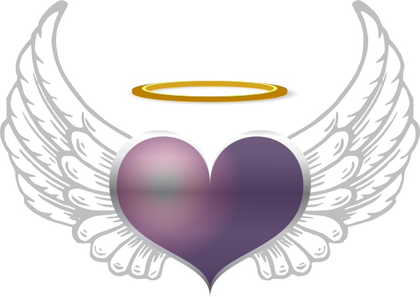 Angel Wings Clip Art Source - Angel Wings Outline Png (600x425), Png Download