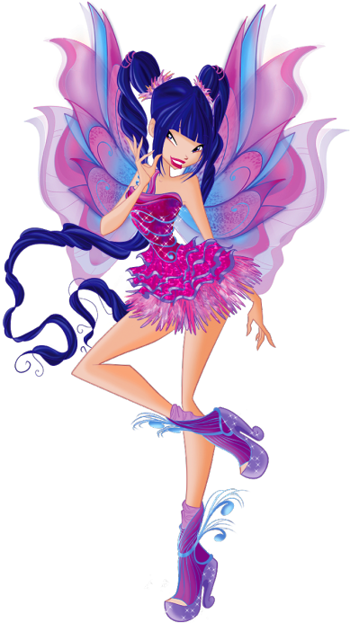 1 Jan - Winx Club Musa Mythix (449x725), Png Download