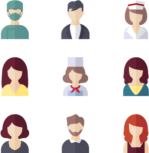 People Avatars (600x564), Png Download