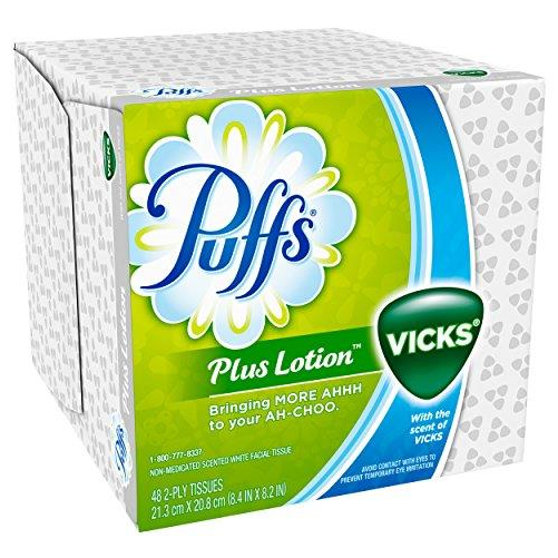 Ended - Puffs Plus Lotion With Vicks Facial Tissues 1 Cube (1000x1000), Png Download
