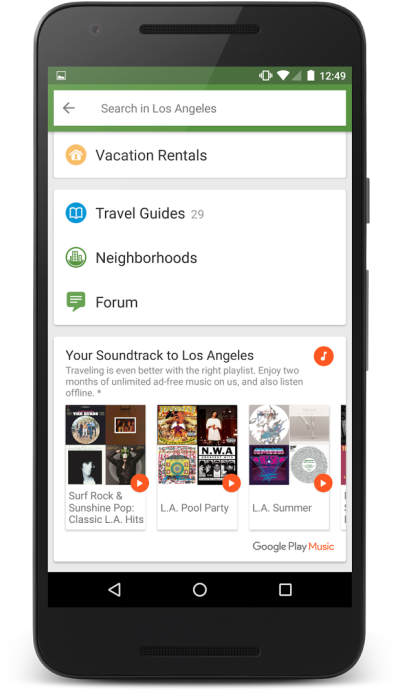 Tripadvisor Dances With Google Play Music - One Click Vpn (478x820), Png Download