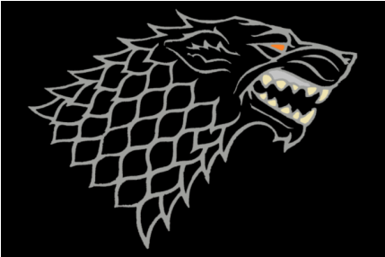 Zaprojektuj Podobną Koszulkę Zgłoś Naruszenie Nadruk - Direwolf Game Of Thrones Logo (460x460), Png Download