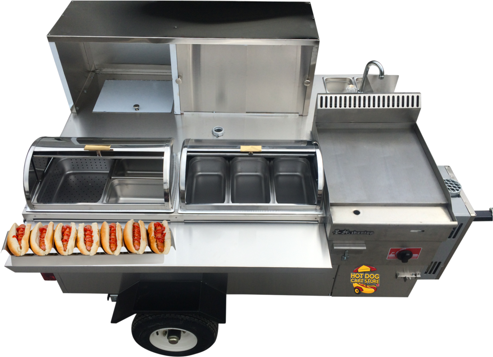 Risk - Tablecraft 937 Hot Dog Make Up Tray (1600x1183), Png Download