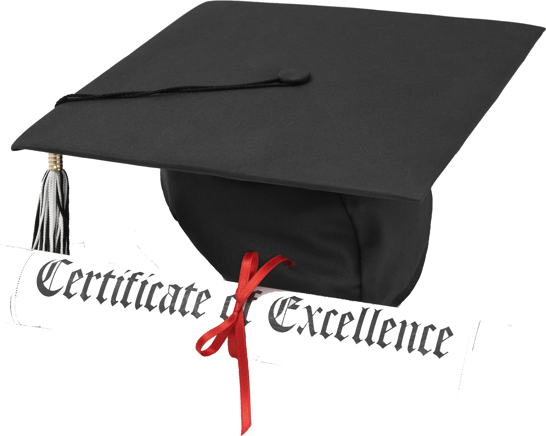 Bigstock Graduation Hat And Diploma - Certificate (2800x1867), Png Download