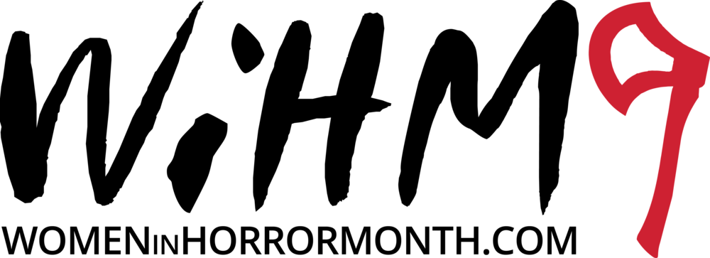 Wihm9 Black Vector - Women In Horror Month (1000x363), Png Download