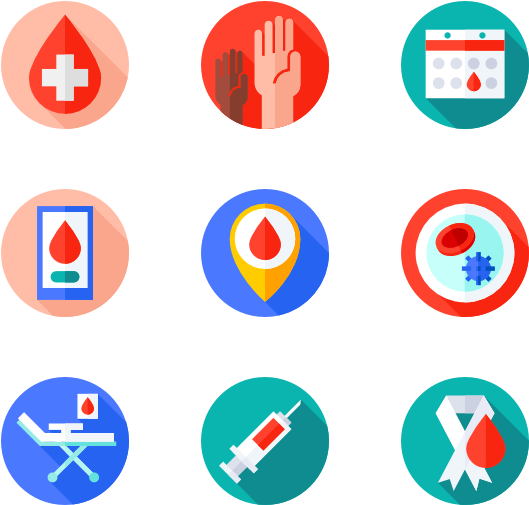 Blood Donation - Circle (600x564), Png Download