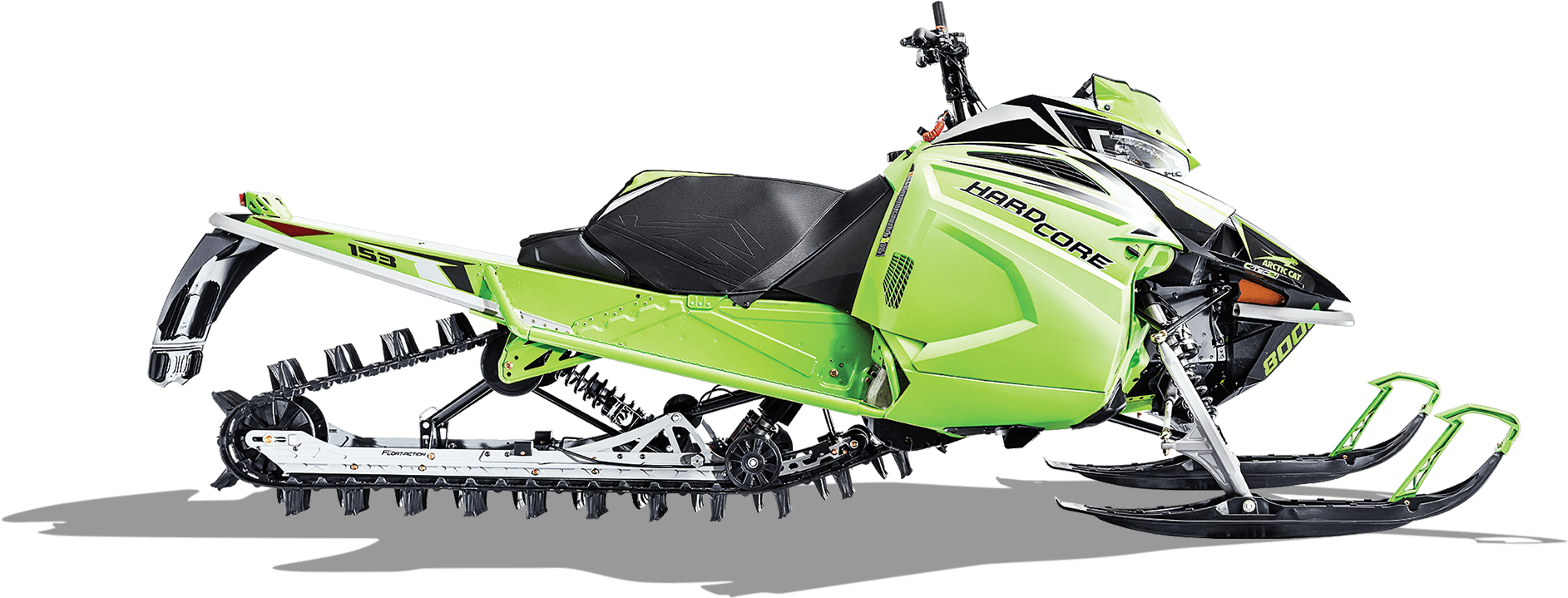 Hardcore - 2019 Arctic Cat Snowmobiles (2000x966), Png Download
