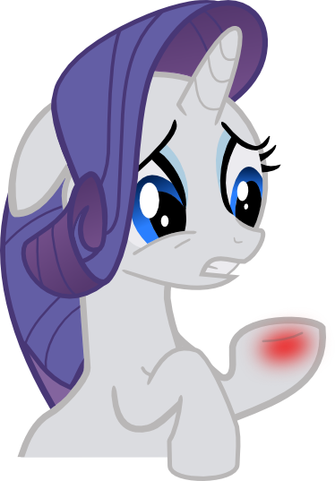 Dbapplejack, Blood, Injured, Magic Duel, Rarity, Safe, - Mlp Rarity Crying Vector (374x537), Png Download