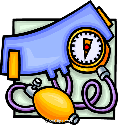 Blood Pressure Cups Royalty Free Vector Clip Art Illustration - Blood Pressure (454x480), Png Download