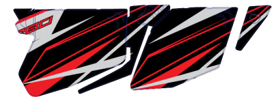 2018 Xp4 Turbo Traditional Door Graphic - Black Pearl/live! (400x400), Png Download