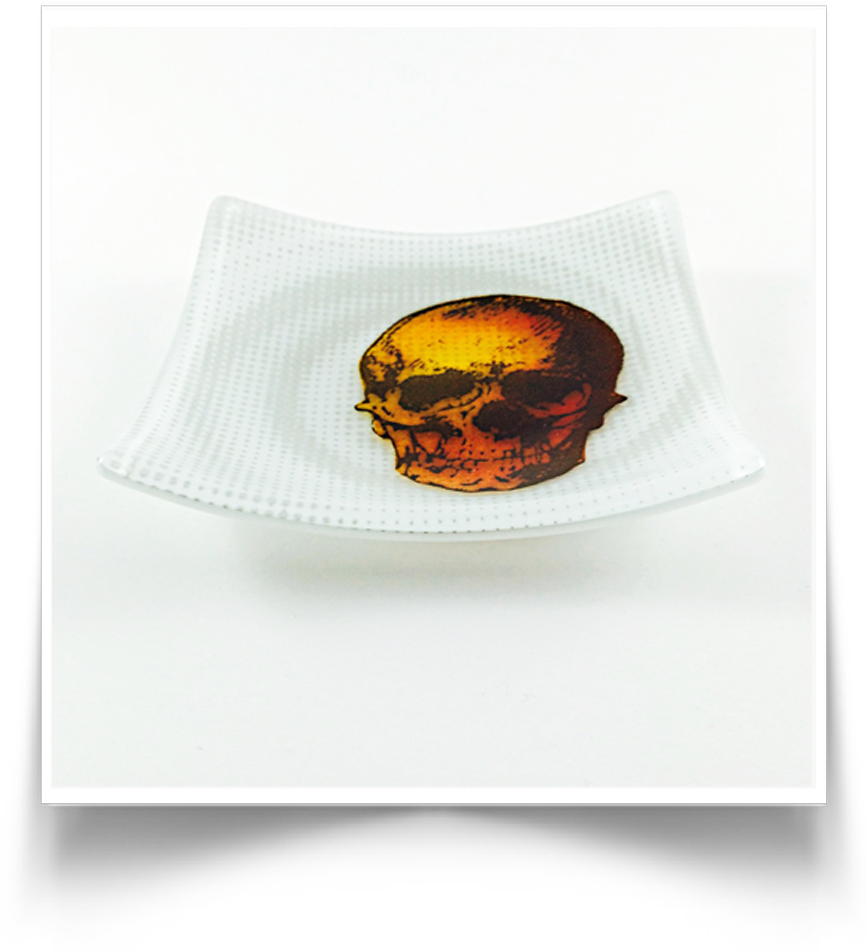 Fire Skull (867x952), Png Download