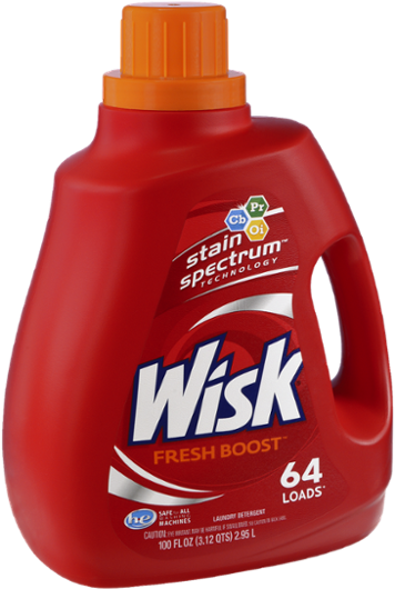 Wisk Deep Clean, He, 64 Loads - 100 Oz Jug (600x600), Png Download