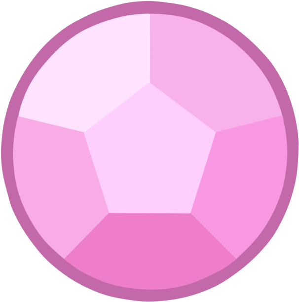 I Made A Rose Quartz Gem Based Off The Colors From - Steven Universe (700x700), Png Download