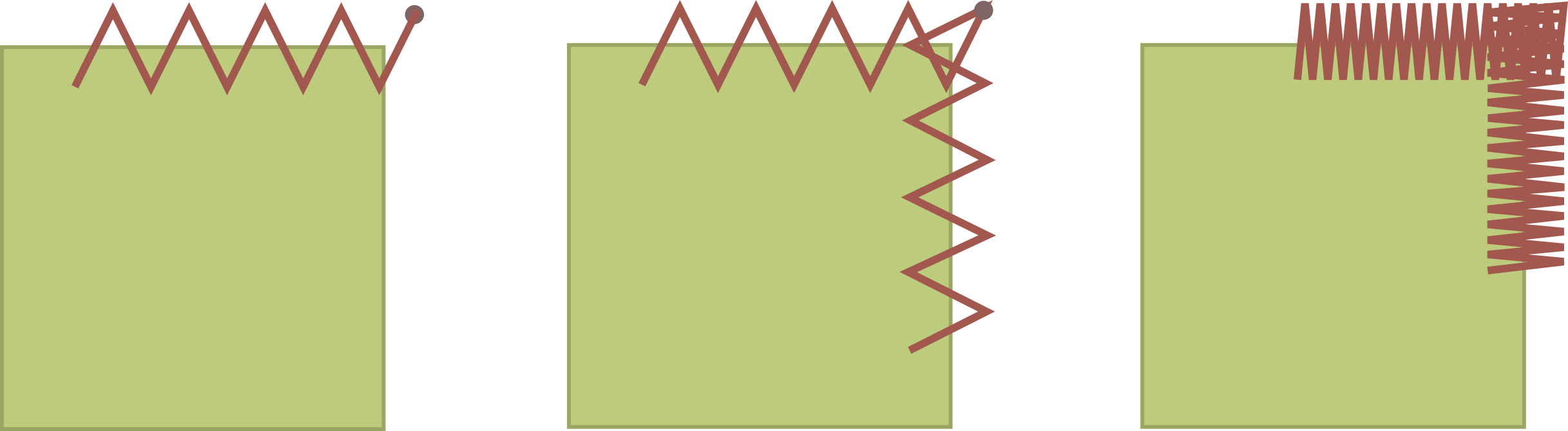 This Will Overlap The Stitching At The Corner, Filling - Triangle (2434x669), Png Download