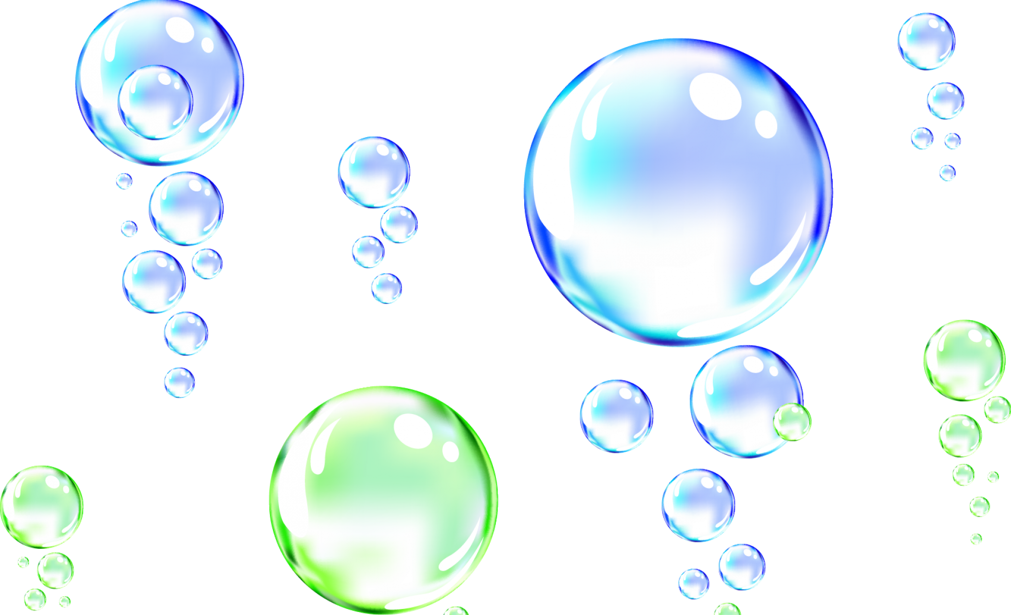 Eco Clean Maidz - Bubble (2000x1218), Png Download