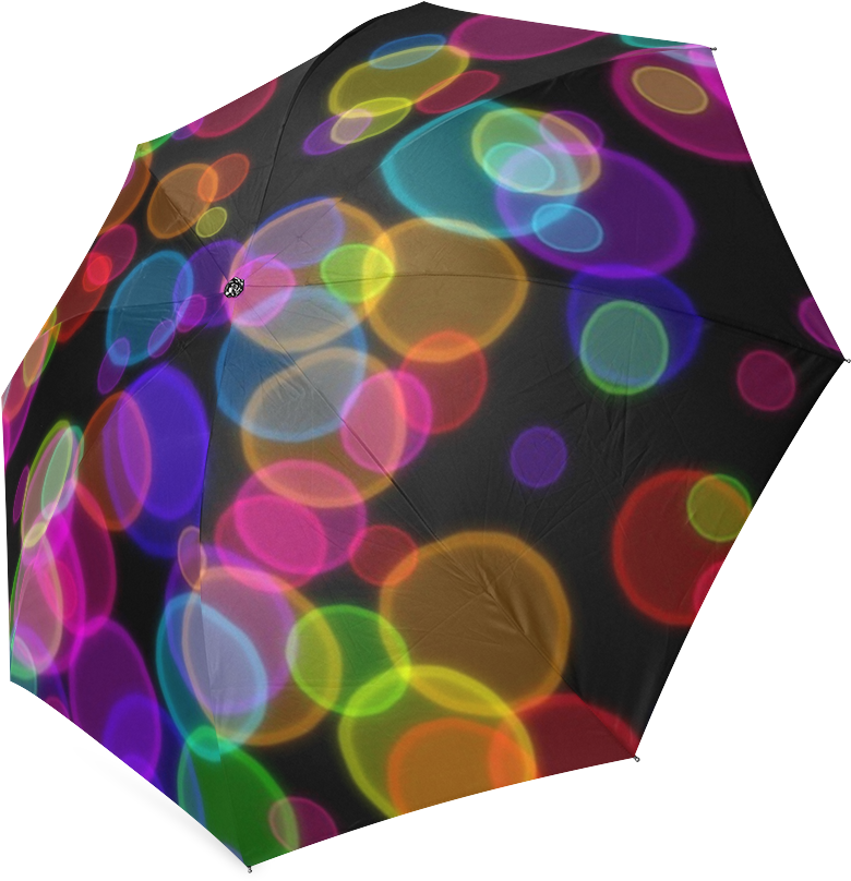 Colorful Bubble Foldable Umbrella - Password Logbook (1000x1000), Png Download