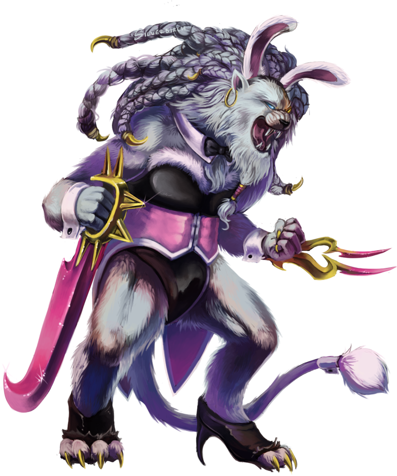 Battlebunny Rengar - Fur (800x1000), Png Download
