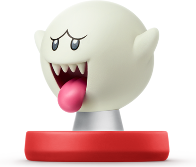 Boo Amiibo Figure - Boo Amiibo (400x341), Png Download